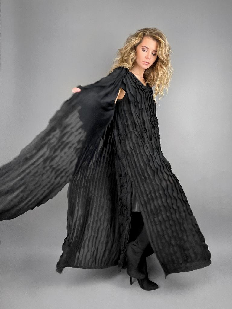 Кардиган Рельеф (черный)