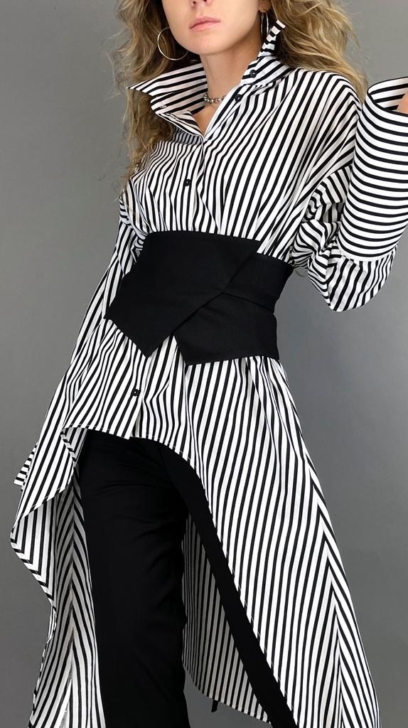 Пояс на завязках (черный)