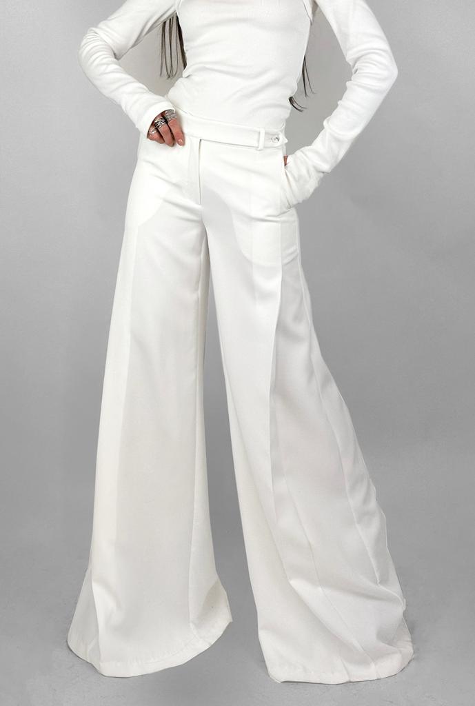 Брюки-палаццо (белый)