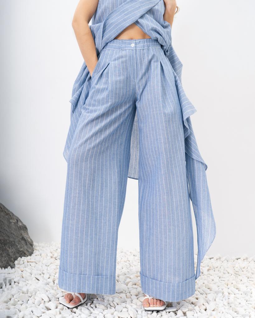 Брюки Wings (голубой/полоска)