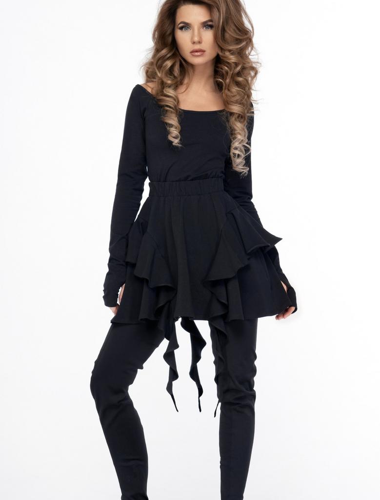 Юбка трикотажная Versal (черный)