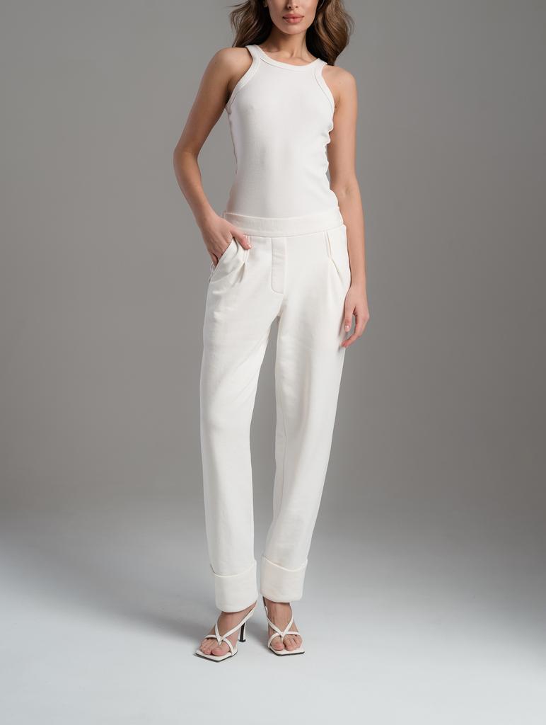 Брюки-бананы Base  (белый)