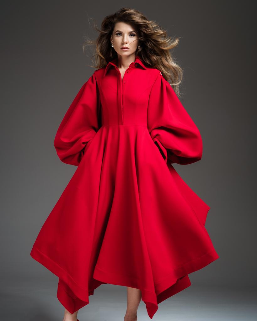 Платье Энигма (красный)