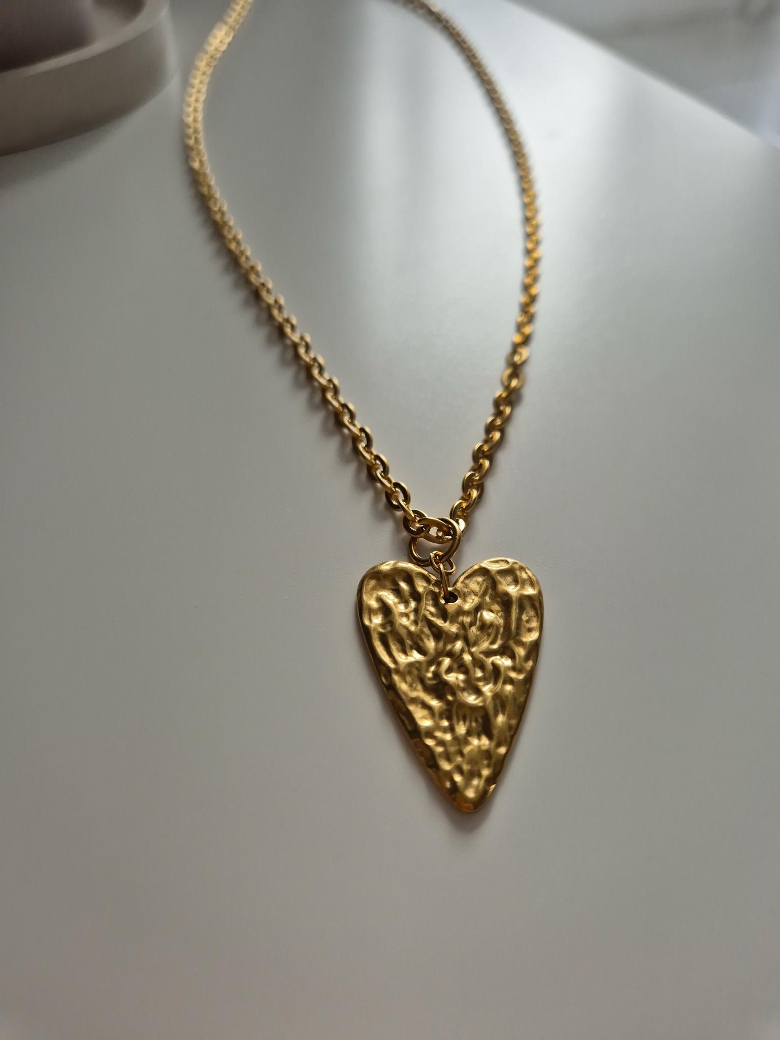Цепочка с сердцем L'amour gold