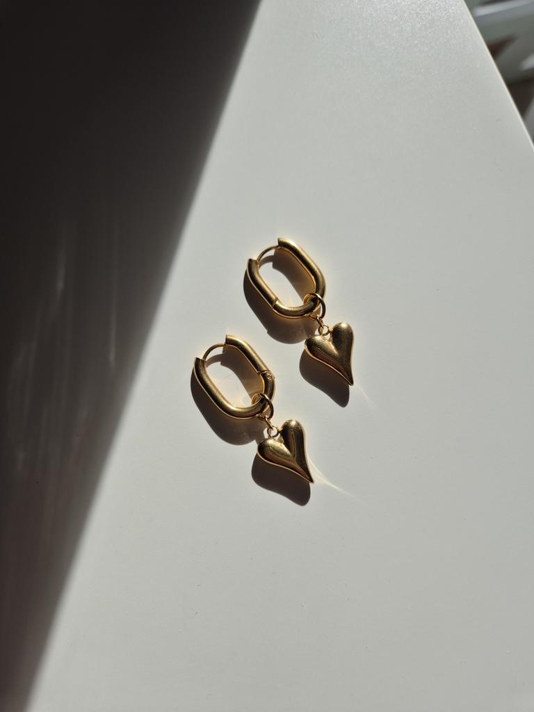 Серьги со съёмными подвесками mix #59