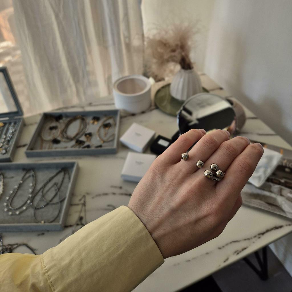 Кольцо Gloss на два пальца #3