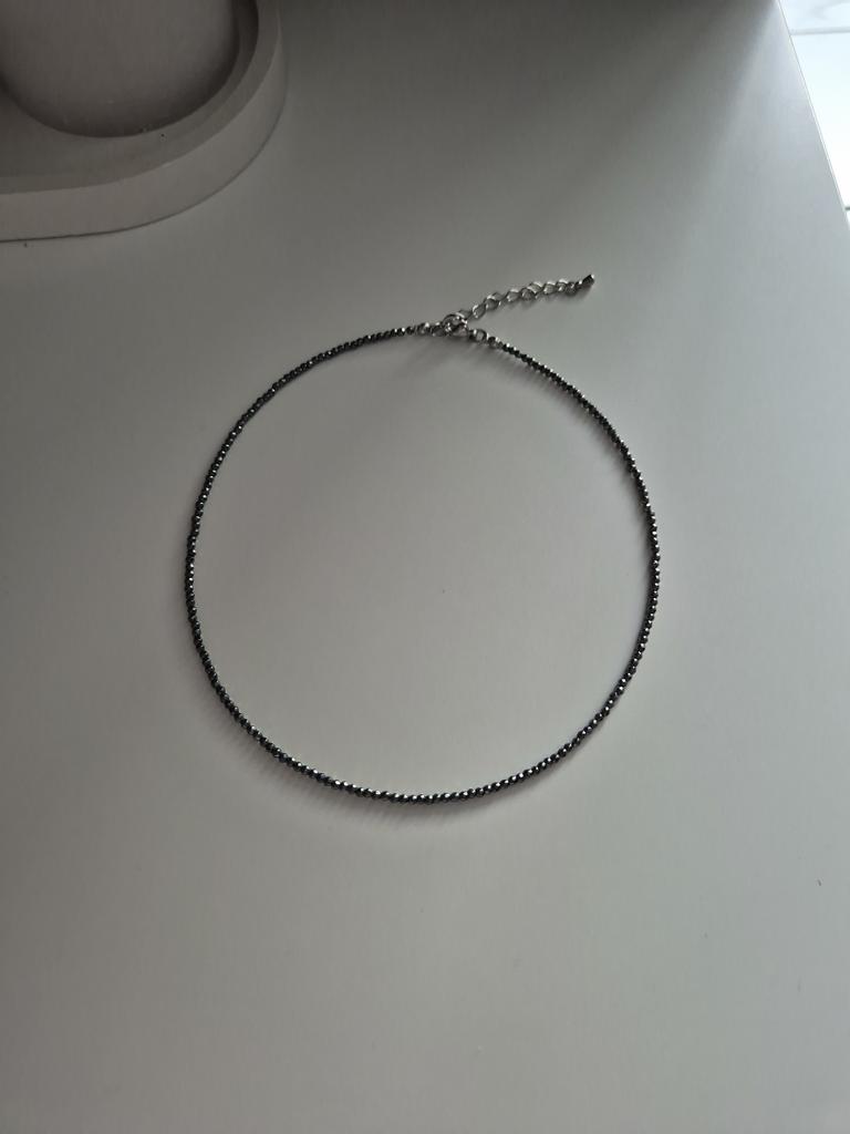 Чокер Hematite #23 Shine gray