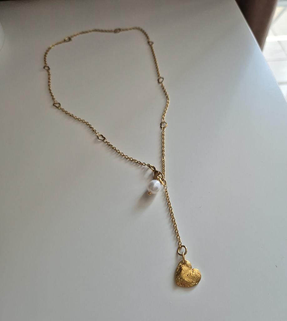 Цепочка-колье Hearts gold