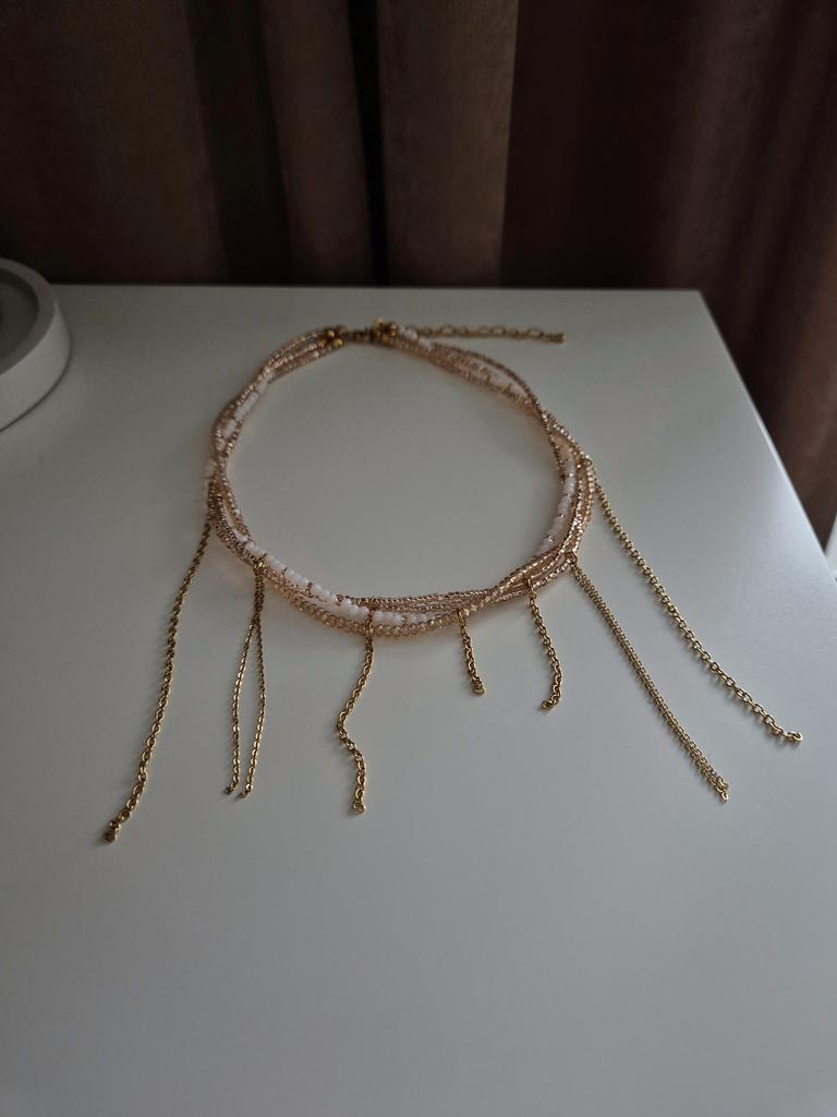 Многослойное колье Glow с цепочками