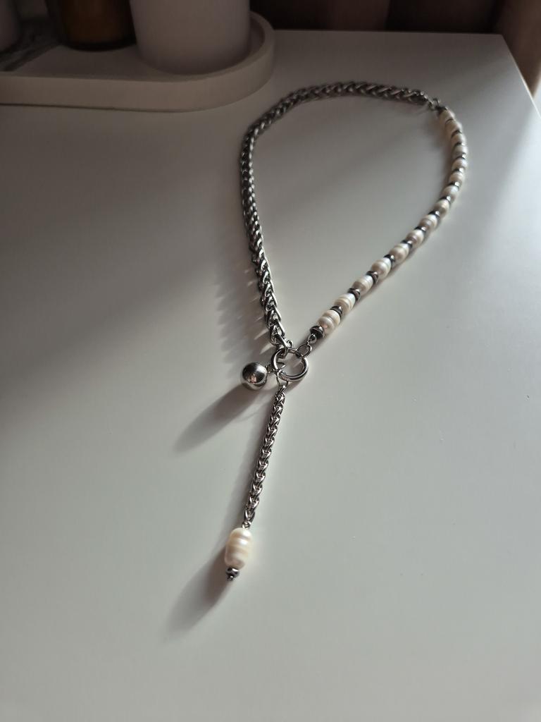 Колье Soul 2 с натуральным жемчугом и съемными подвесками