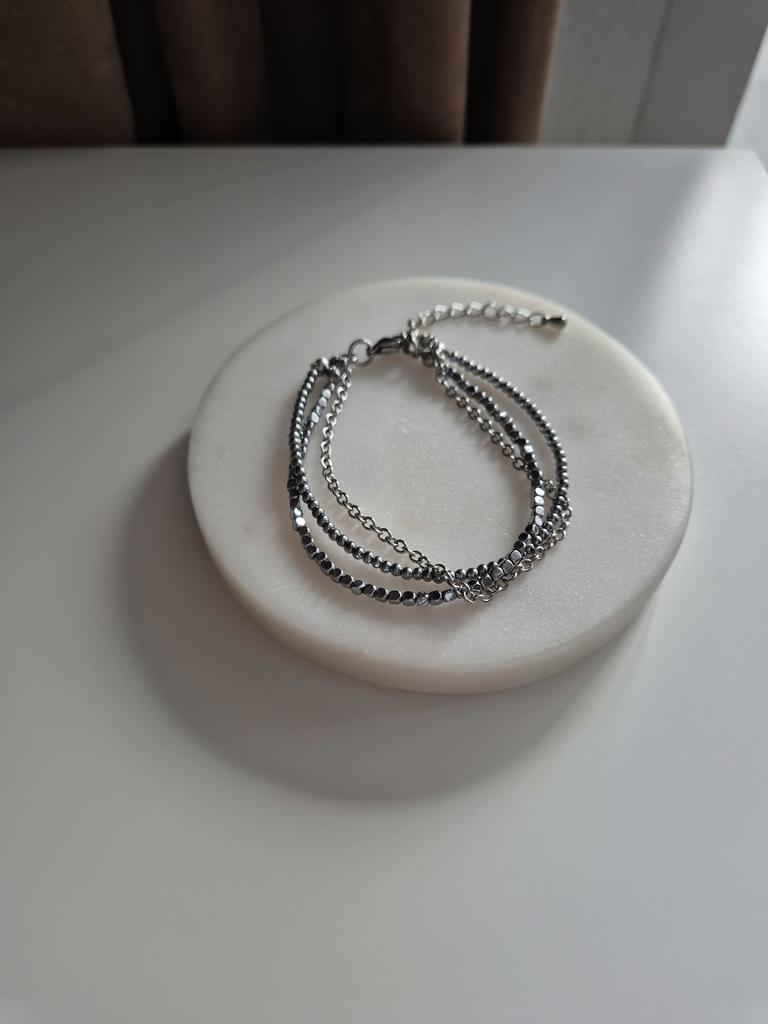Браслет Hematite #17 тройной