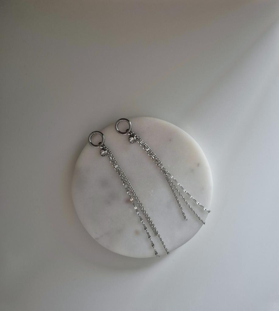 Серьги с цепочками Vertigo