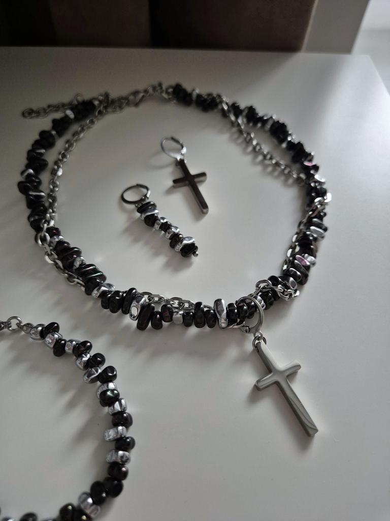 Колье со съемным крестиком Shade cross