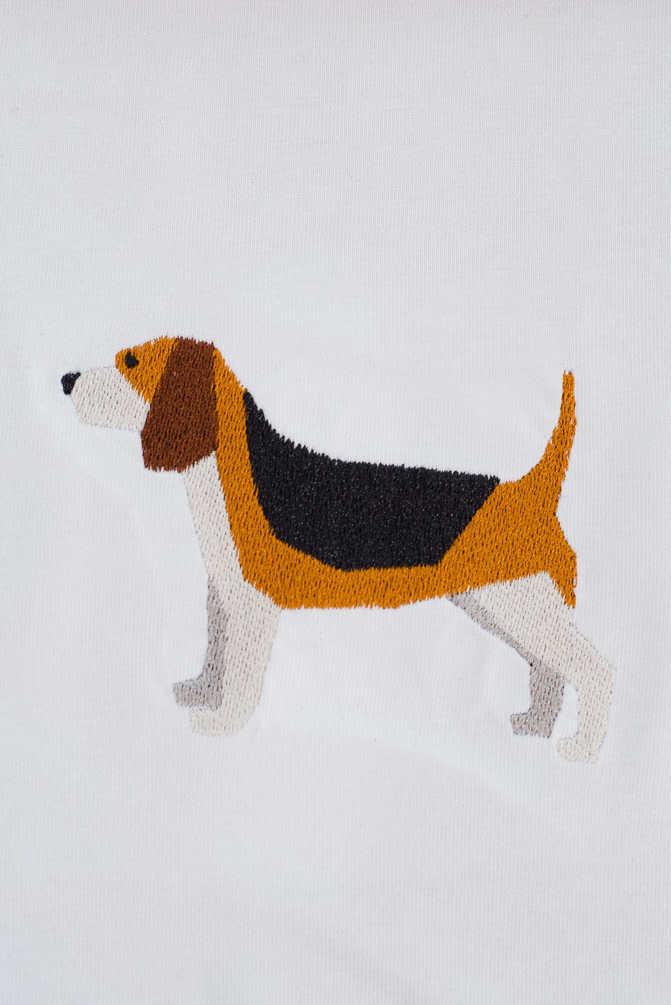 Beagle white T-shirt