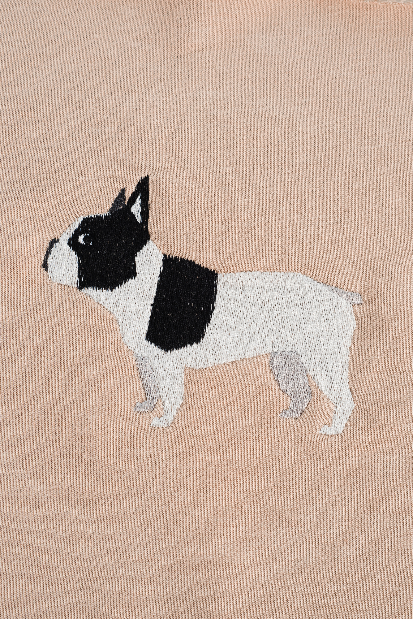 French bulldog beige hoodie