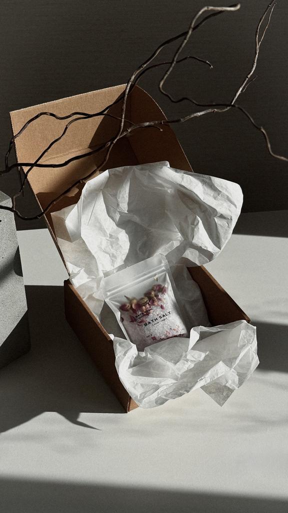 Ароматическая соль с сухоцветами