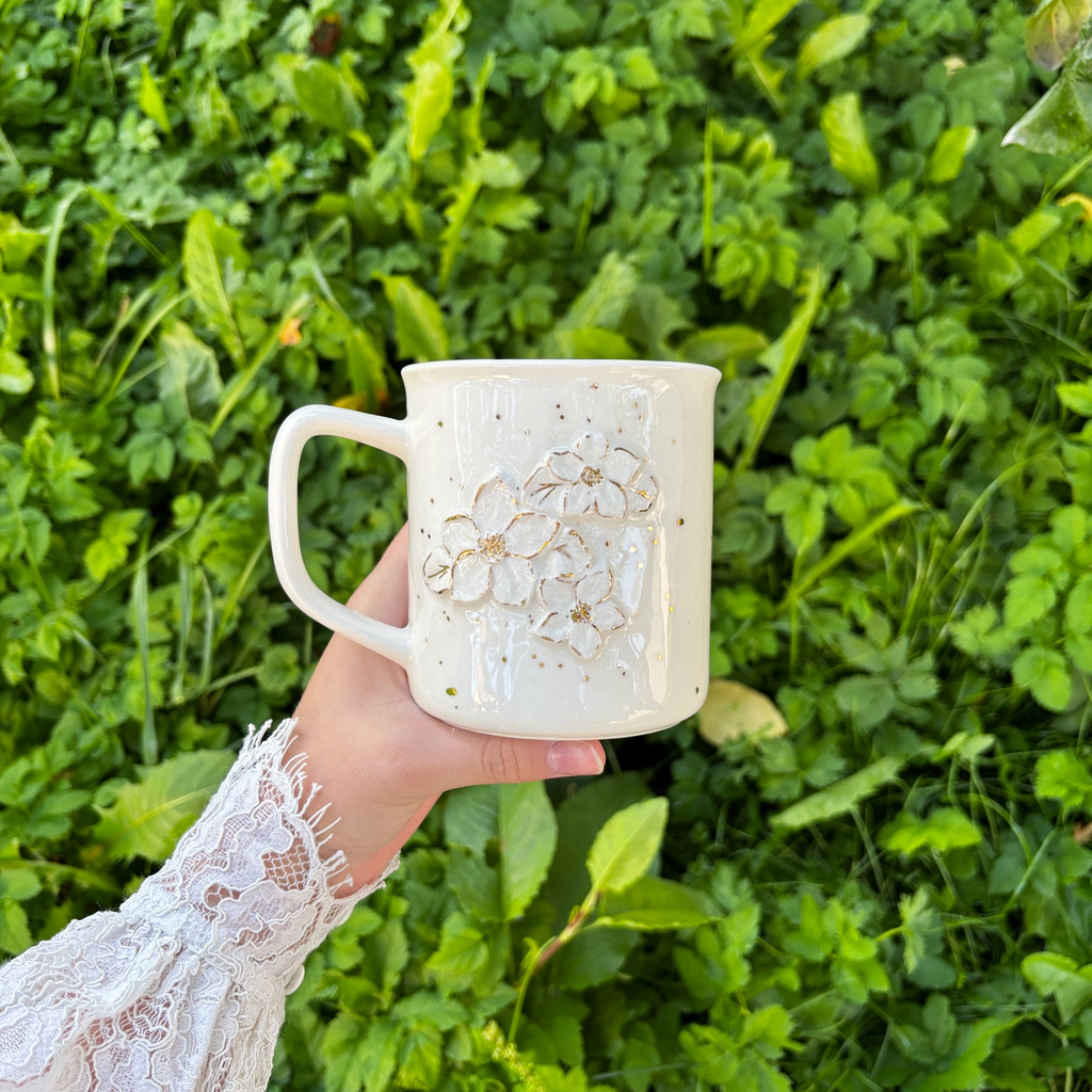 Кружка с цветами