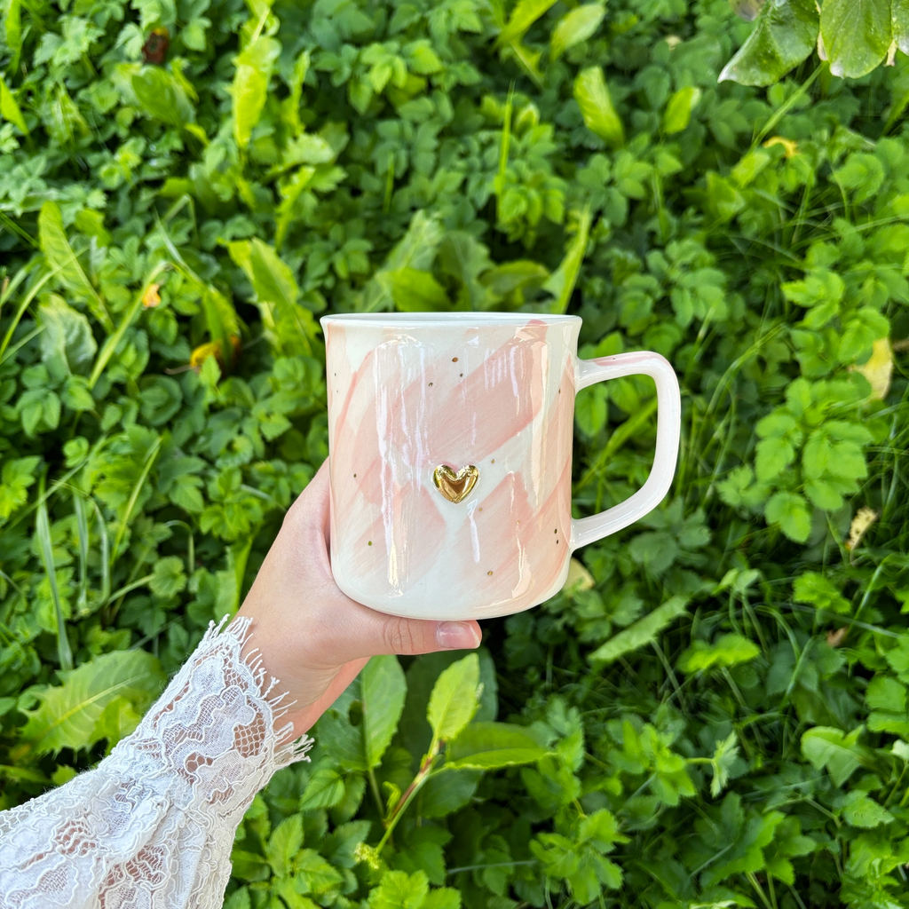 Кружка с сердцем