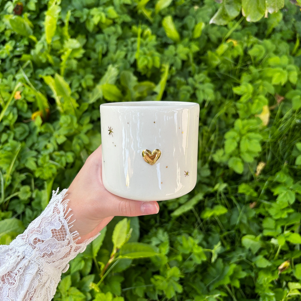 Стакан с сердцем