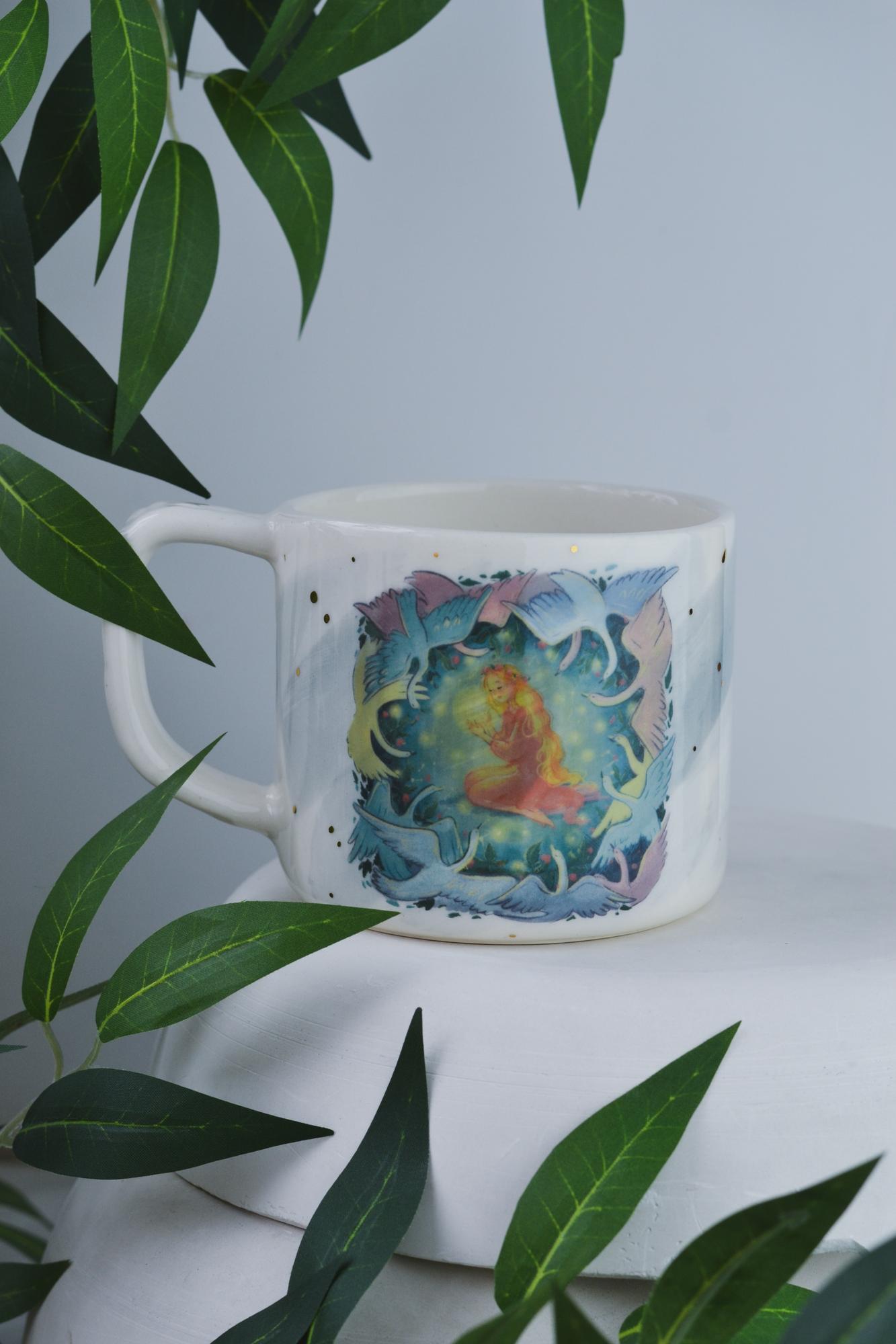 Кружка с авторской иллюстрацией