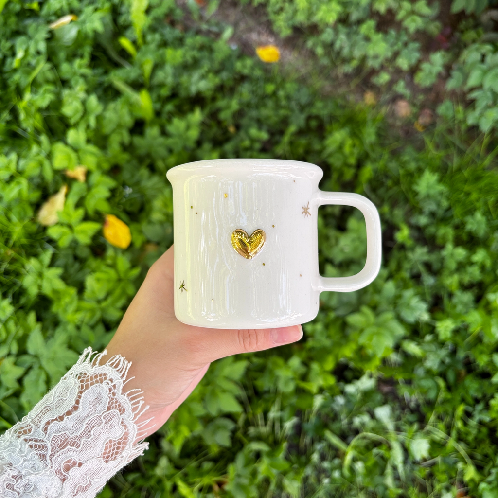 Кружка "Сердце со звездами"