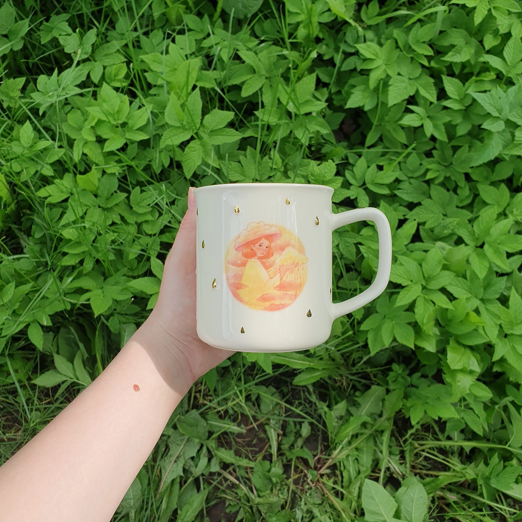 Кружка с авторской иллюстрацией