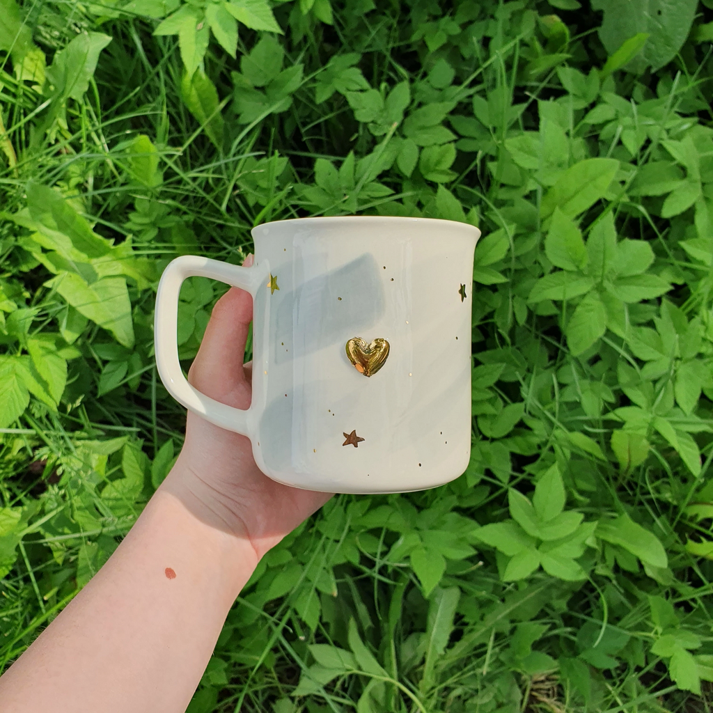 Кружка с сердцем