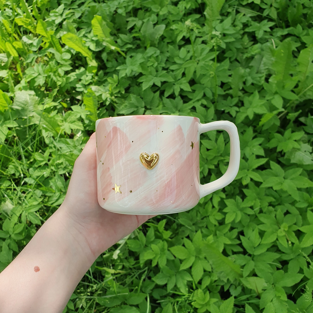 Кружка с сердцем