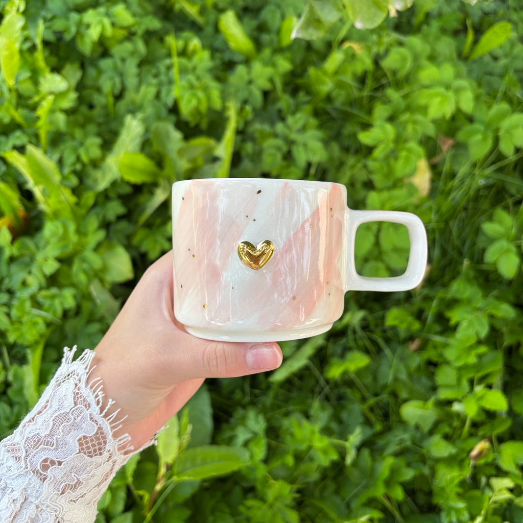 Кружка с сердцем