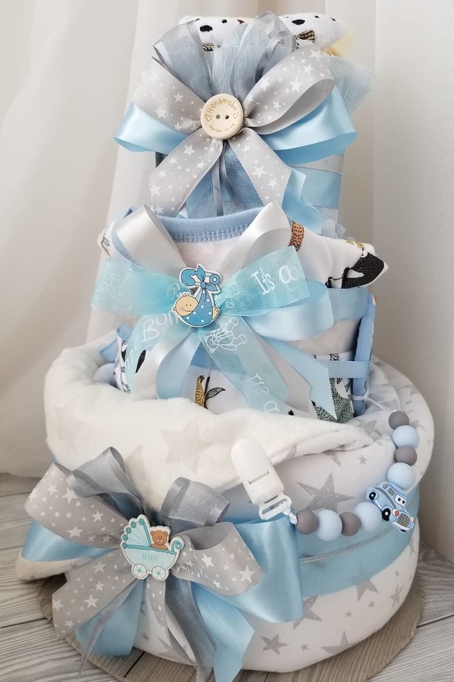 Торт из памперсов "Звездная галактика"