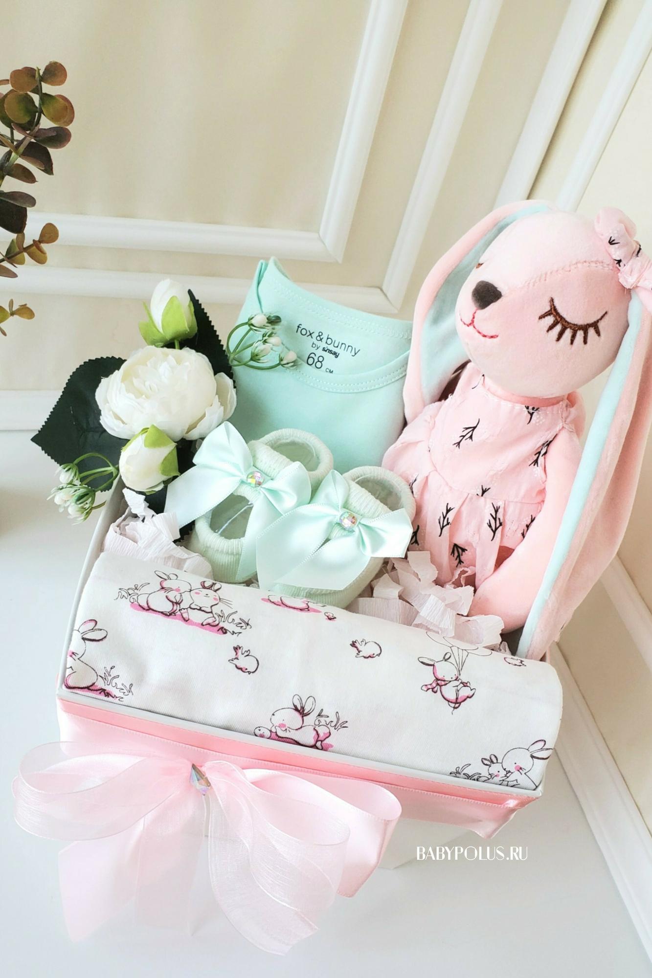 Бэби-бокс подарок на рождение девочки  "Подарочная коробка для новорожденного"