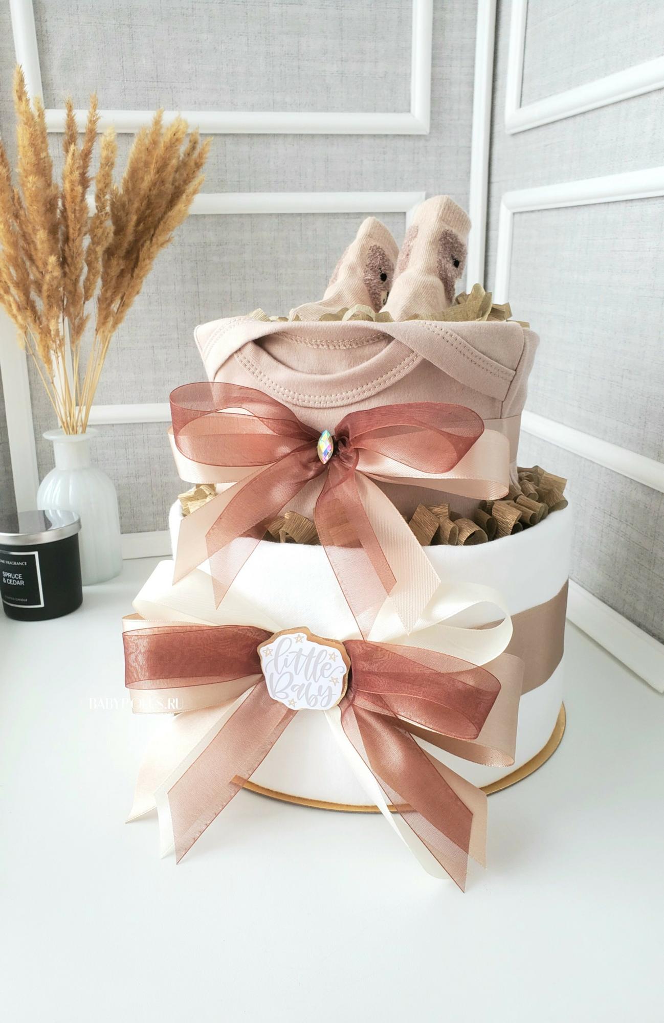 Торт из памперсов универсальный "Little baby"