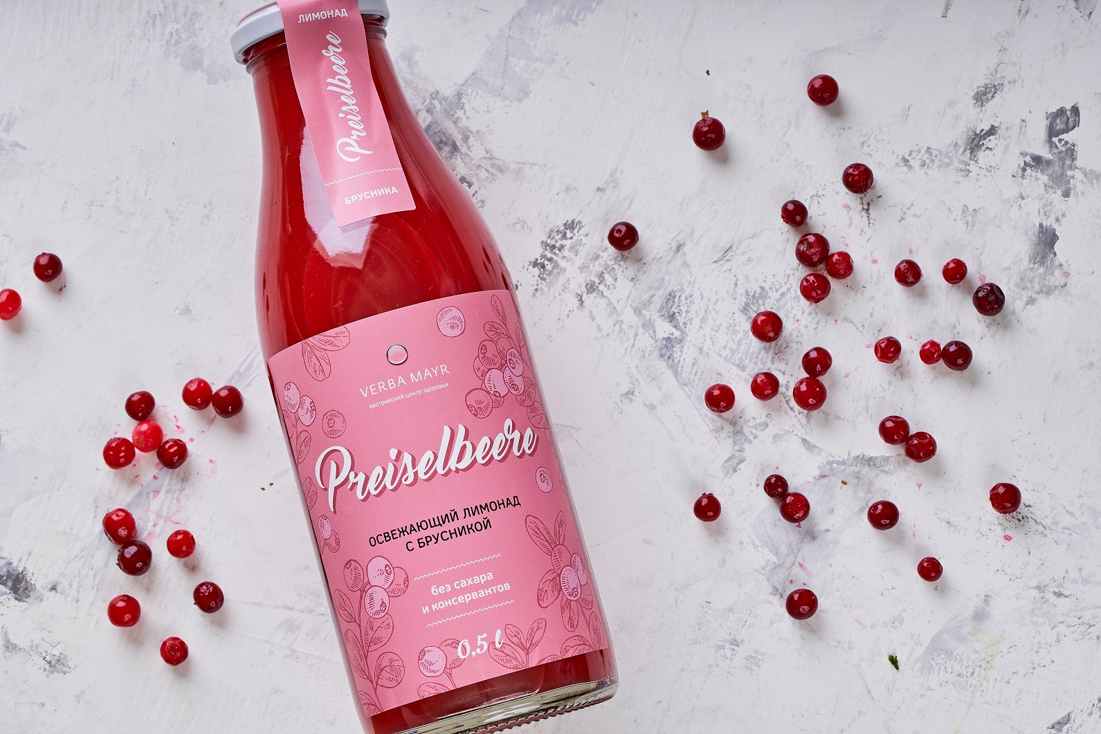 Напиток с брусникой, 500 мл