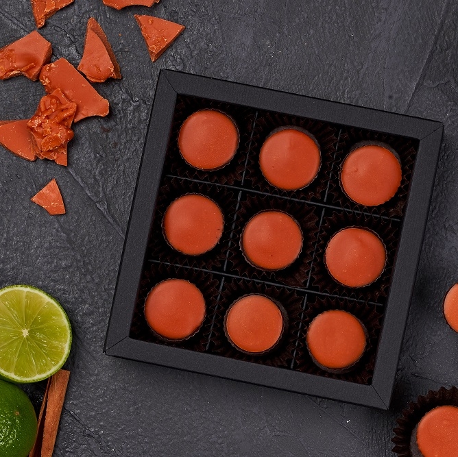 Набор шоколадных конфет с облепихой