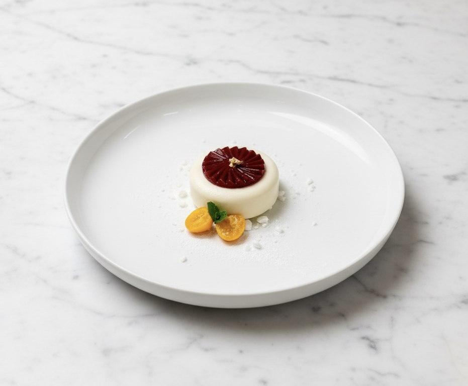 Шоколадный мусс-пломбир с брусничным конфи 100 гр