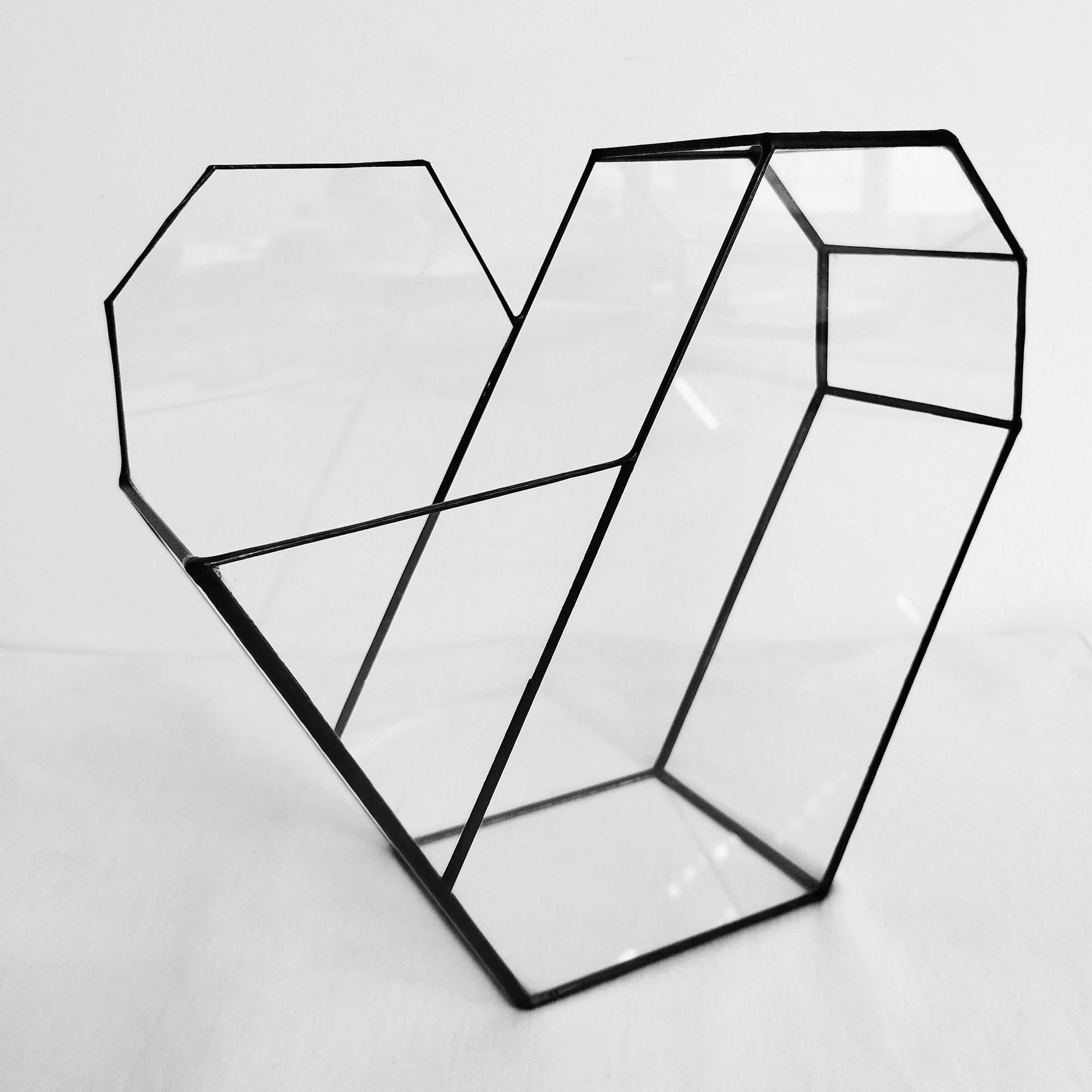 Купить набор стекл для флорариума Стеклянное сердце от производителя LensFill недорого в СПб