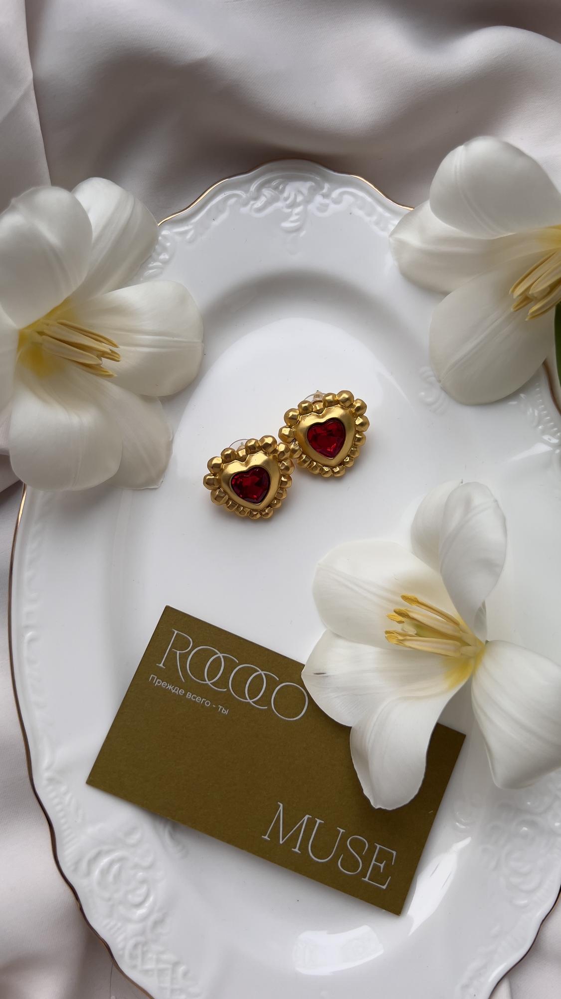 Серьги "CUTE HEART"