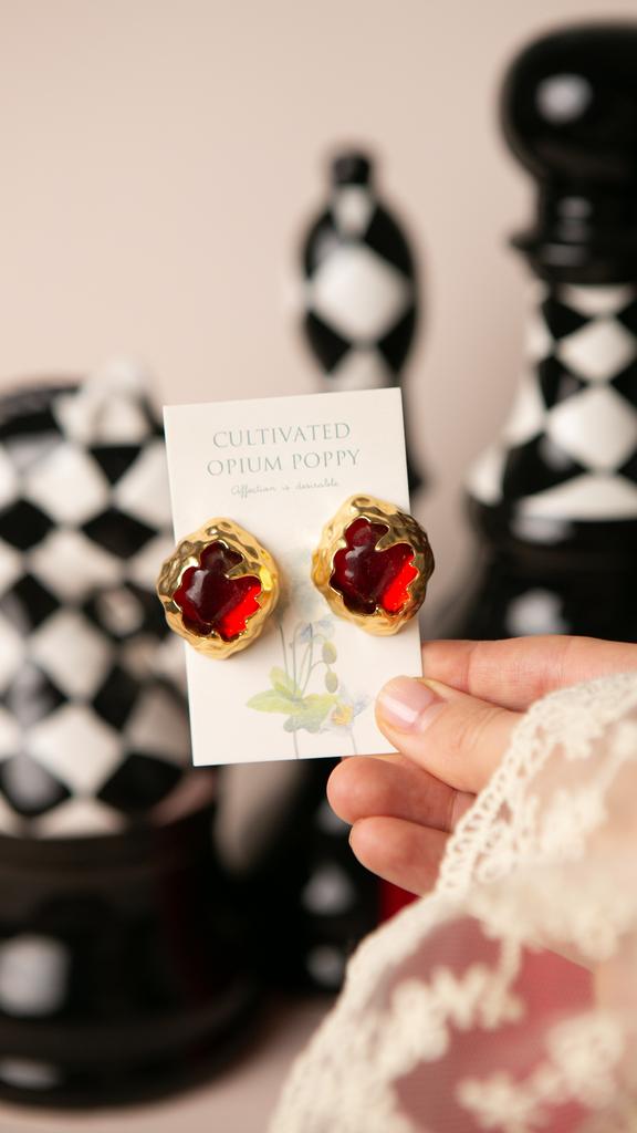 Серьги "GRANAT COLLECTION"