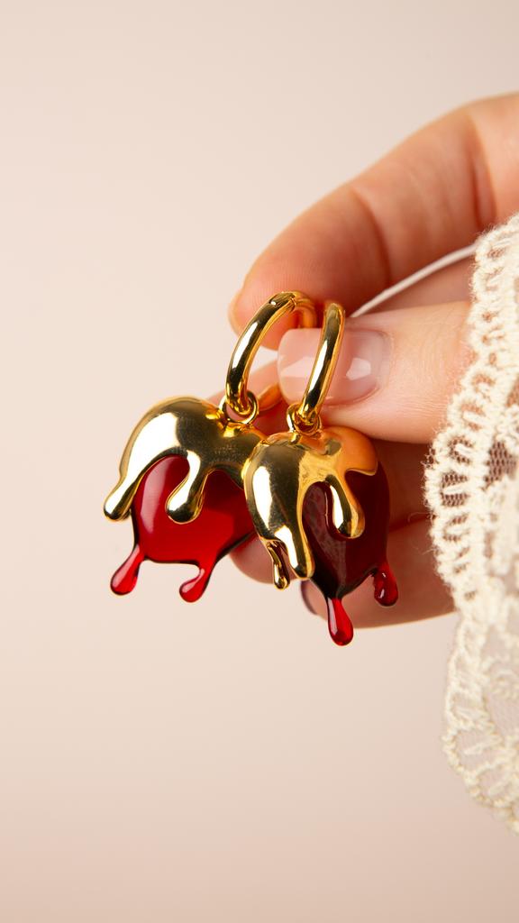 Серьги "EX’S HEART"