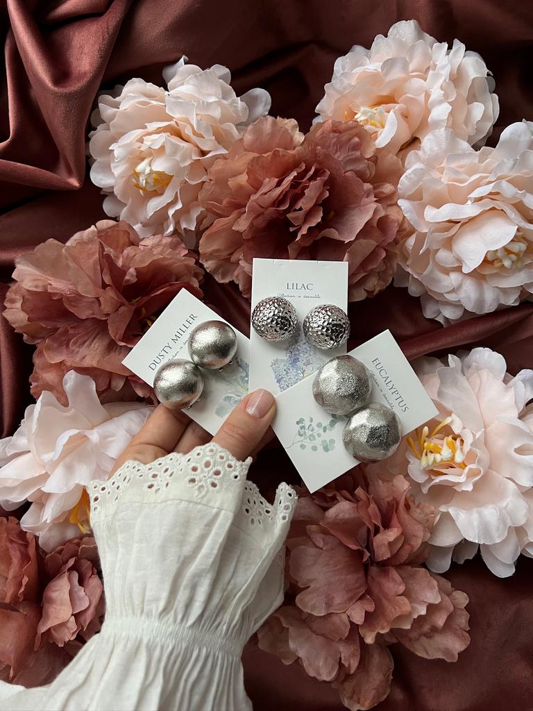 Серьги "BALL SILVER"