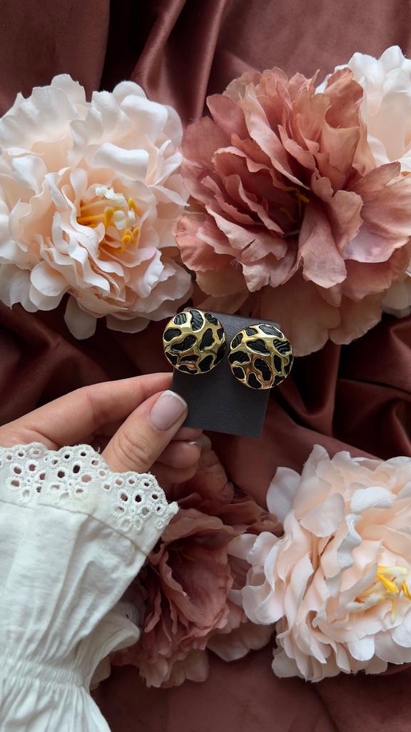 Серьги "LEOPARD gold"