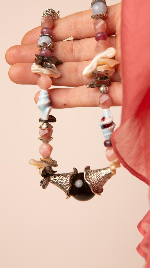 Чокер "NATURE" pink