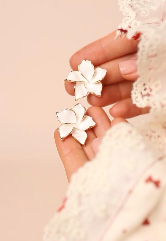 Серьги "WINTER FLOWER"