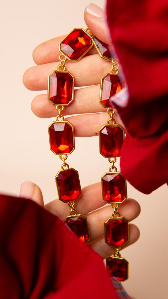 Чокер "ICONIC" red