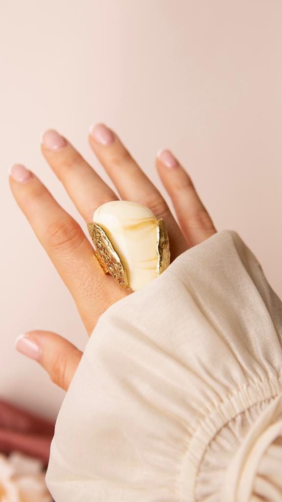 Кольцо "CREME BRULE"