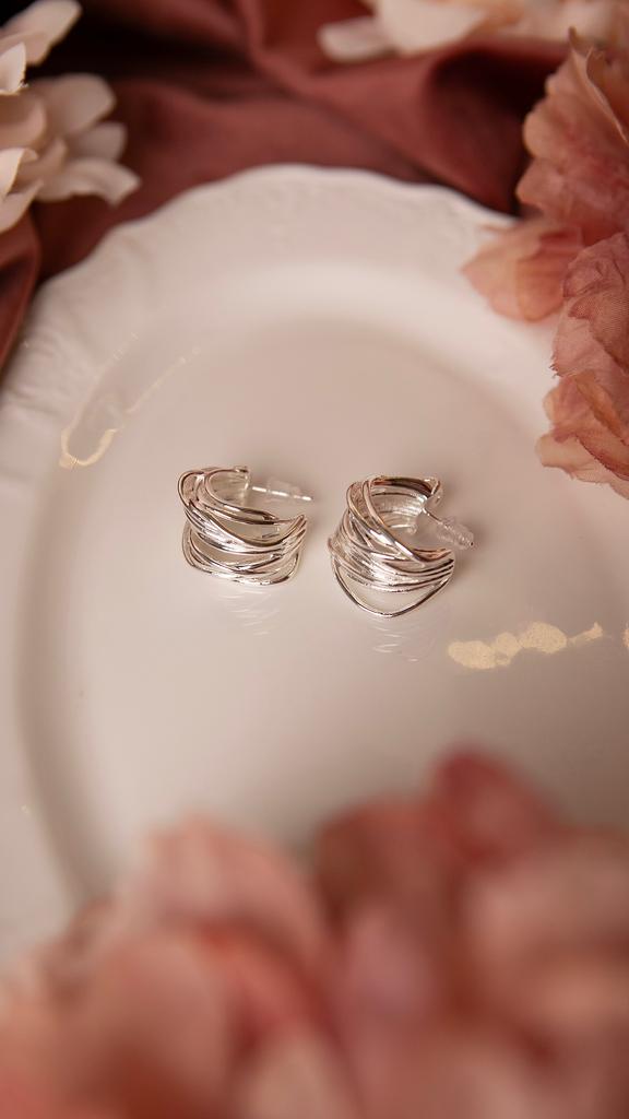 Серьги "KREPKO" silver