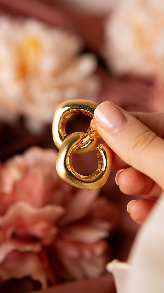 Серьги "CLOVER" gold