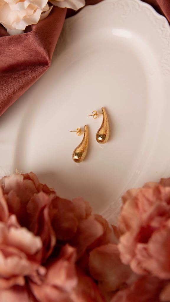 Серьги "RAIN" gold