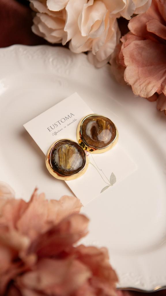 Серьги "SICILIA" brown