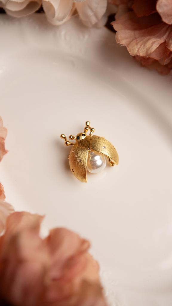 Брошь "BUG" gold